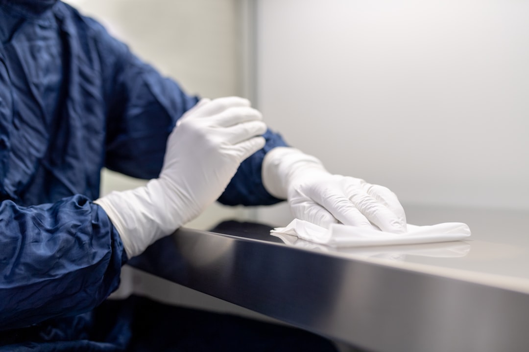 about-us Laboratory personnel cleaning laboratory